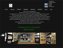 Tablet Screenshot of framedwithcare.com